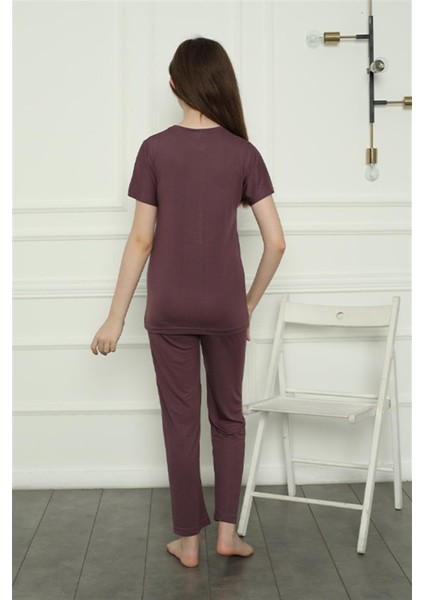 Kız Çocuk Penye Pijama Takım 20399