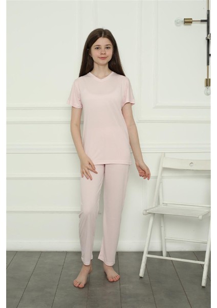 Kız Çocuk Penye Pijama Takım 20400