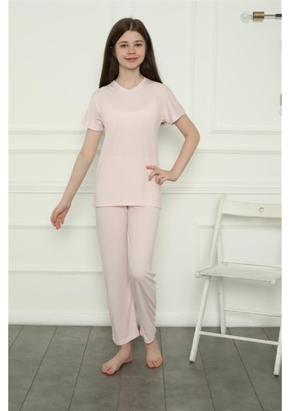 Kız Çocuk Penye Pijama Takım 20400