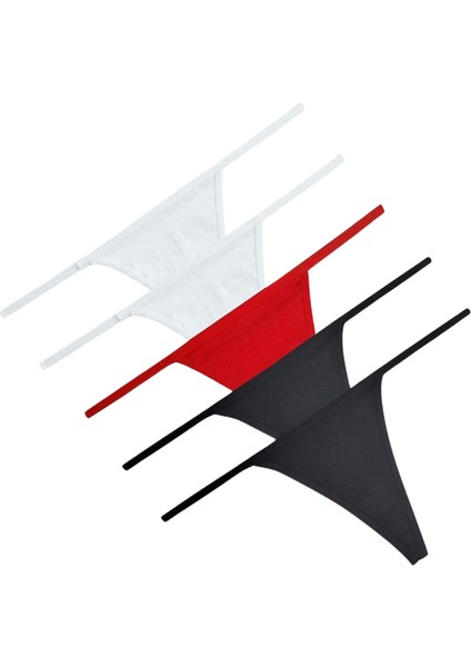 5'li Süprem Penye Tanga String