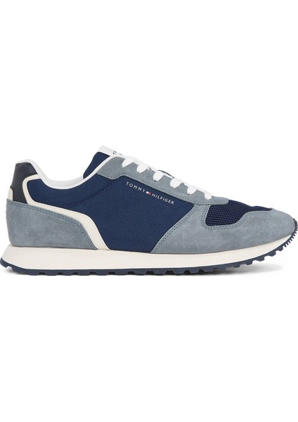 Lacivert Erkek Sneaker Retro Runner Seasonal