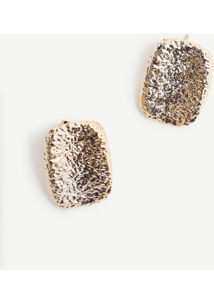 Dokulu Gold Küpe