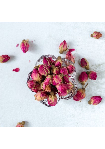 Tomurcuk Pembe Gül 80gr-ROSE Tea- Kuru Gül Goncası- 80gr