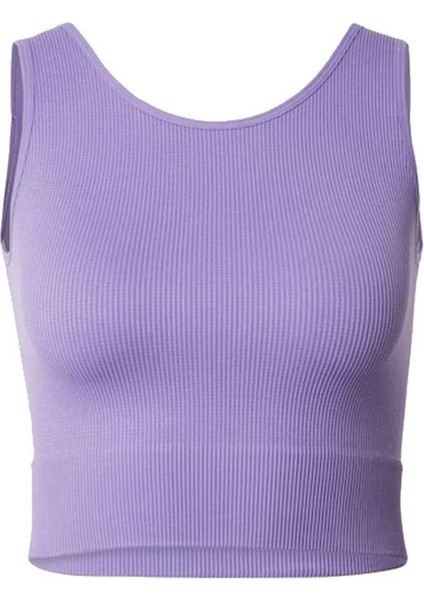 Kadın Bustiyer Onpjaıa Lıfe Un Sl Seam Short Top Noos 15250051-ASTER Purple