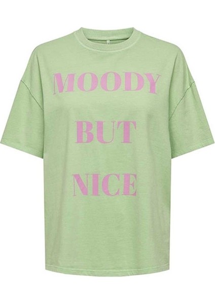 Kadın T-Shirt Onlrılly S/s Mood 15316994-SPRING Bouquet