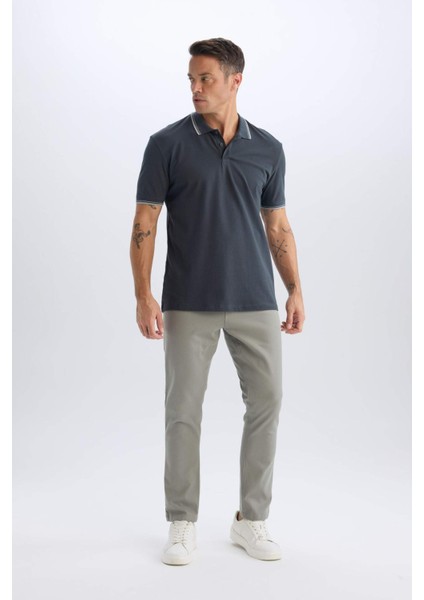 Slim Fit Dar Kesim Dar Paça Chino Kanvas Pantolon C2401AX25SP modelleri