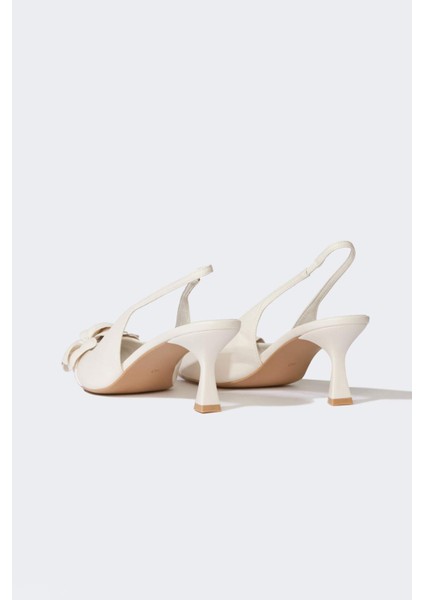 Kadın Yüksek Taban Suni Deri Topuklu Sandalet E2517AX25SM fırsatları