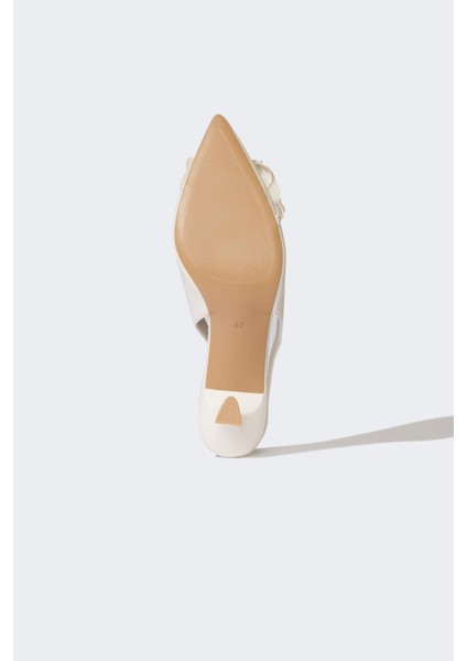 Kadın Yüksek Taban Suni Deri Topuklu Sandalet E2517AX25SM indirimleri