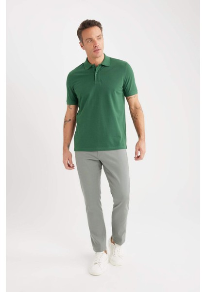 Slim Fit Dar Kesim Dar Paça Chino Kanvas Pantolon C2401AX25SP modelleri