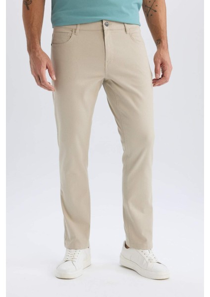 Slim Fit Dar Kesim Dar Paça Chino Kanvas Pantolon C2401AX25SP