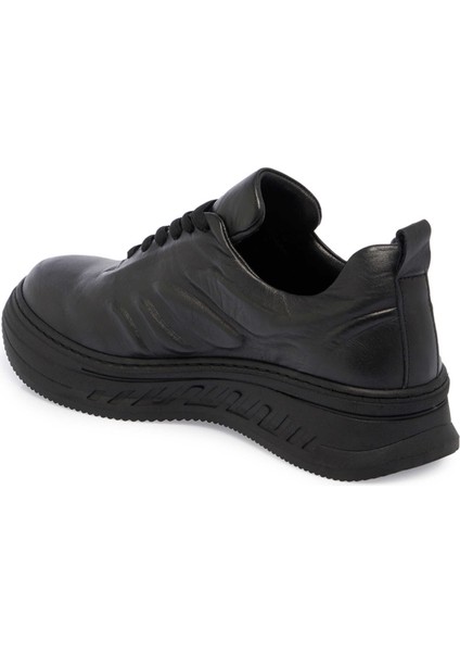 Siyah Hakiki Deri Kadın Sneaker - K24S1AY67552-A23 fiyatları