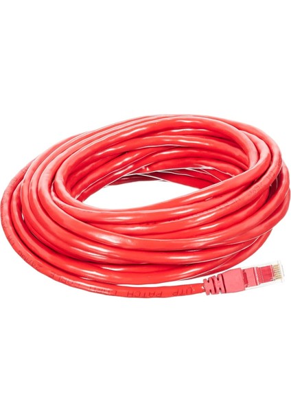 FNK-615K 15m Cat6 Kablo 15 metre cat6 kablo Kırmızı patch kablo