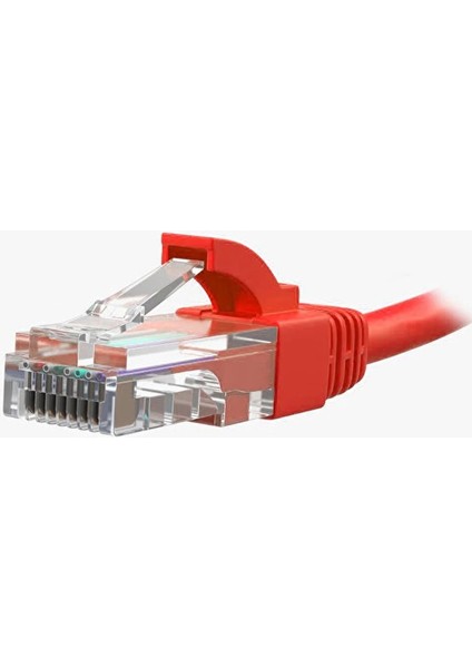 FNK-615K 15m Cat6 Kablo 15 metre cat6 kablo Kırmızı patch kablo