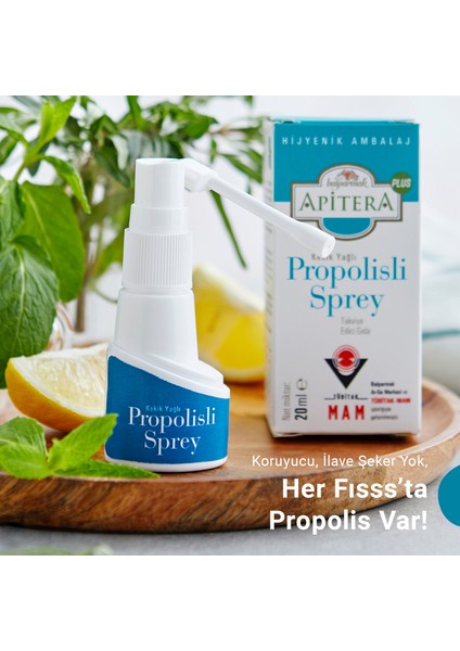 Apitera Plus Kekik Yağlı Propolisli Sprey 20 ml