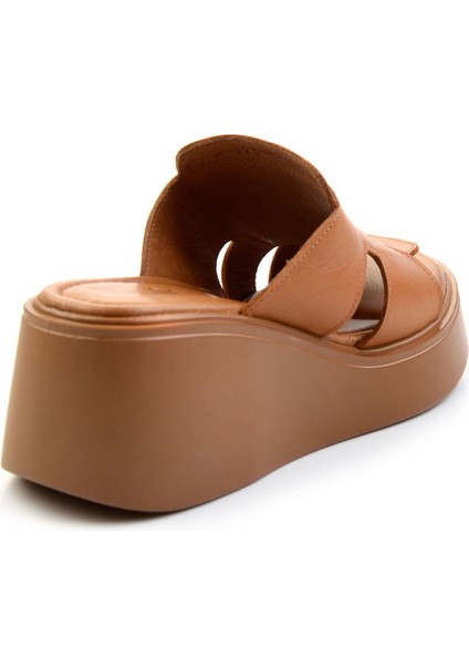 Taba Leather Kadın Terlik K04359022303