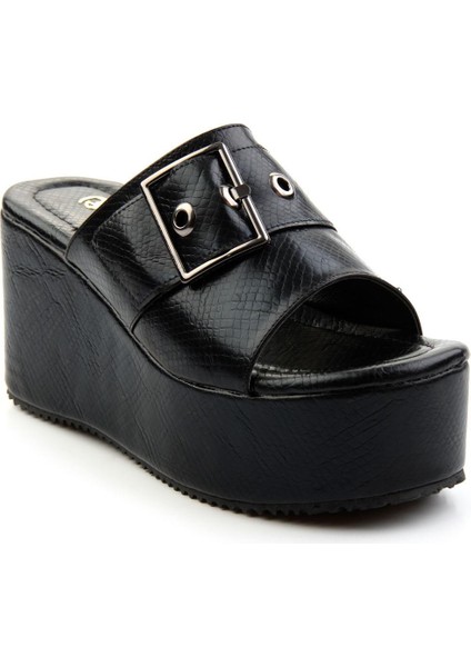 Siyah Kadın Terlik K04209230007 fiyatları