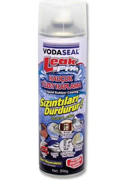 Leakfix Kauçuk Kaplama Sızdırmazlık Spreyi 500 Ml. - Şeffaf