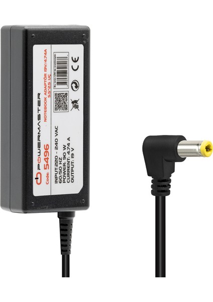 Notebook Adaptör Toshıba*Hp 19V/4.74A 5.5*2.5 Uç * Kınamax Kx-90Wtr