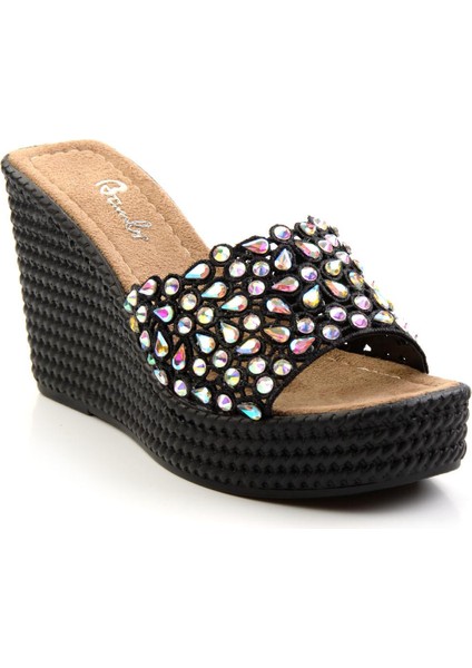 Siyah Kadın Terlik K04823121678 fiyatları