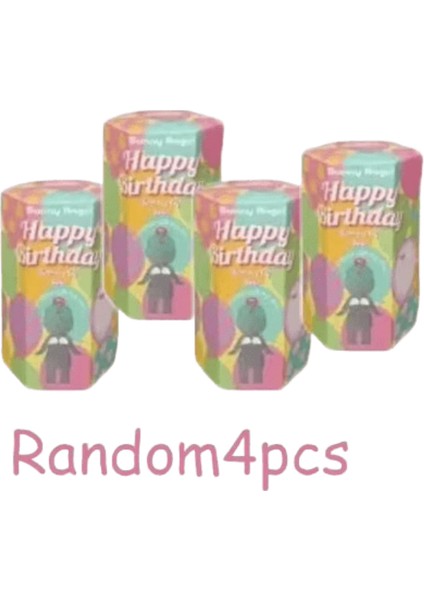 Yeni Sonny Melek Kör Kutu Doğum Günü Pastası Doğum Günü Hediyesi Koleksiyonu Sürpriz Gelgit Oyuncakları Şanslı Noel Hediyesi Yeni Yıl Hediyeleri Renk: Srlw-Random 4 Adet (Yurt Dışından)