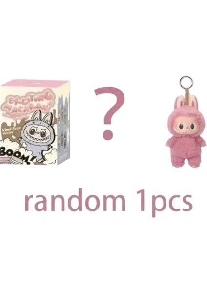 Labubu Pvc Heykelcik Kawaii Bebek Çocuk Doğum Günü Hediyesi -1 Adet (Yurt Dışından)