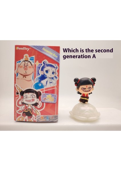 Nezha El Kuklası Nezha Oyuncak Bebek Nezha'nın Sihirli Çocukları Denize Hayran Kör Kutu Nezha El Kuklası Nezha Mağara Müziği Kör Kutu (Yurt Dışından)