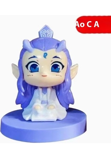 Nezha El Kuklası Nezha Oyuncak Bebek Nezha'nın Sihirli Çocukları Denize Hayran Kör Kutu Nezha El Kuklası Nezha Mağara Müziği Kör Kutu (Yurt Dışından)