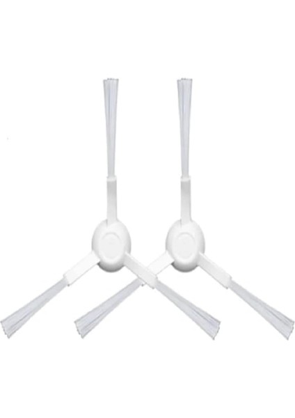Beyaz 2'li Beyaz Yan Fırça Mi Vacuum Mop Pro Vacuum Mop P Viomi Se V2 V3 Uyumlu 2 Adet Yan Fırça