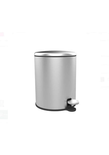 Cigo Pedallı Çöp Kovası 6lt Paslanmaz Mat Iç Kısım Siyah M-E41-30-06