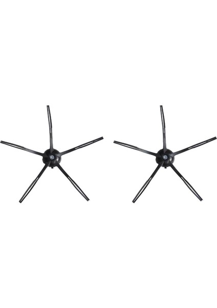 Siyah 2 Adet Yedek 5 Kollu Yan Fırça Roborock ile Uyumlu S7 S7 Max S7 Ultra T7 T7S 2 Adet Yan Fırça