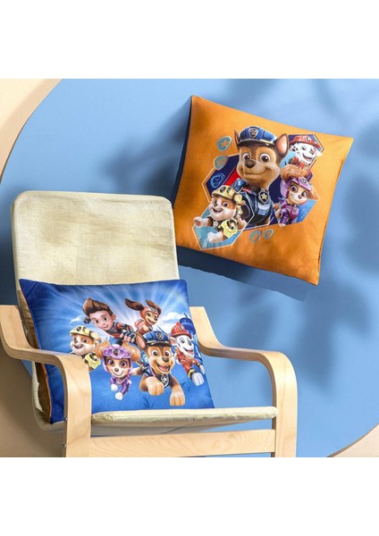 Lisanslı Paw Patrol Team Kırlent Çok Renkli