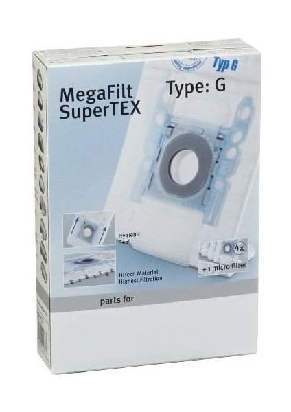 Bosch Bgl 3A330C Gl 30 Uyumlu Süpürge Toz Torbası (4 Adet)+Filtre