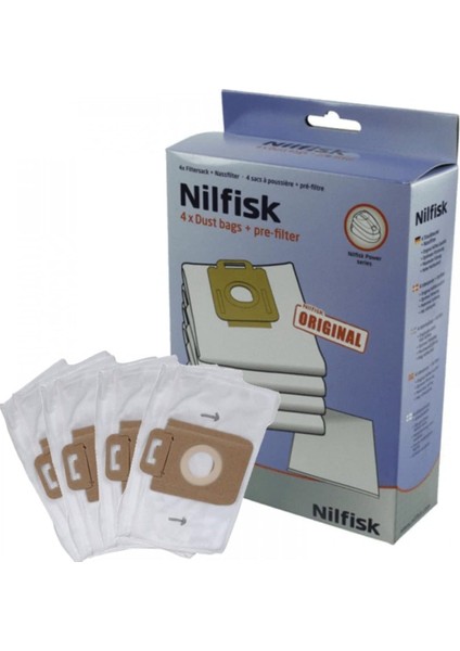 Nilfisk Power Uyumlu Süpürge Toz Torbası