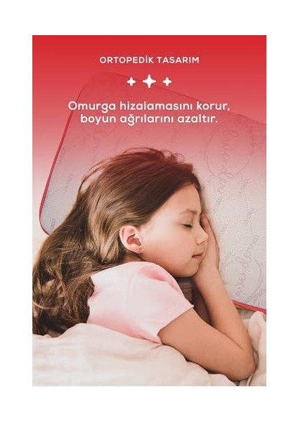 Home Bedding Visco Comfy Çocuk Yastığı Pembe, Visco Yastık, Ortopedik Yastık fiyatları