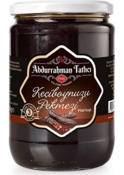Tatlıcı Harnup Pekmezi Cam Kavanoz 800 gr