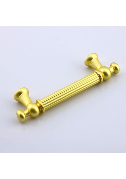Selçuklu Kulp 96 mm 9.6 cm Mat Gold Altın Mobilya Mutfak Çekmece Dolap Dolabı Kulbu Kulpu Kulpları