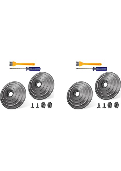 Yüksek Torklu Temizleme Başlığı Için 4x V-Bilyalı Tekerlek, V6 V7 V8 V10 V11 V15 Kablosuz Elektrikli Süpürge Için Uygun (Yurt Dışından)