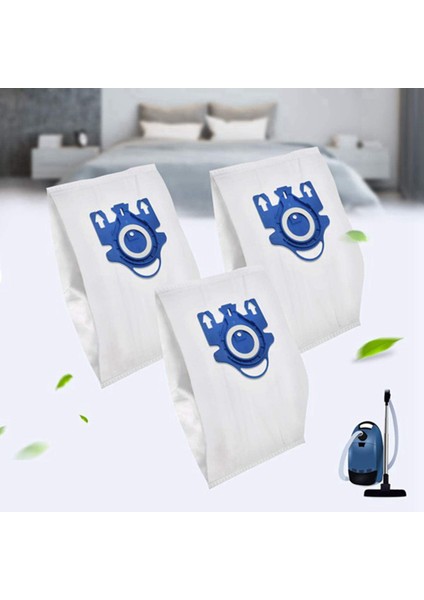 Gn Airclean 3D Verimli Toz Torbaları Için 12 Adet Elektrikli Süpürge Torba Parçasını Değiştirin (Yurt Dışından)
