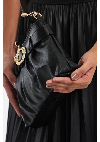 Cube Siyah Kadın Omuz Çantası indirimleri