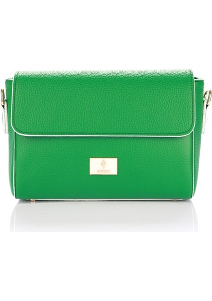 Pamela Çimen Yeşili Kadın Omuz Çantası