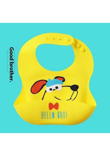 Silikon Yemek Önlükleri Üç Boyutlu Su Geçirmez Süper Yumuşak Yemek Önlükleri Büyük Önlükler (Yurt Dışından)