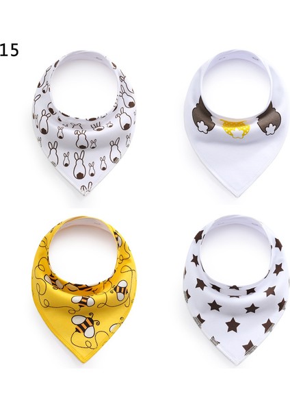 Salya Akıtan Havlu Muz Önlükler Önlükler Polar Malzeme Pamuk Triko Dört Paket (Yurt Dışından)