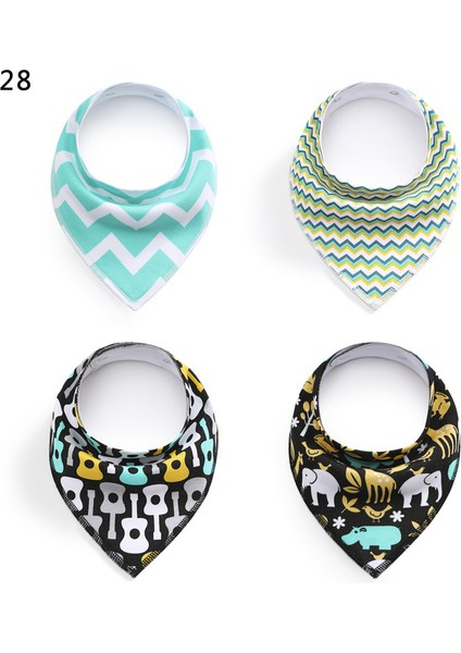 Salya Akıtan Havlu Muz Önlükler Önlükler Polar Malzeme Pamuk Triko Dört Paket (Yurt Dışından)