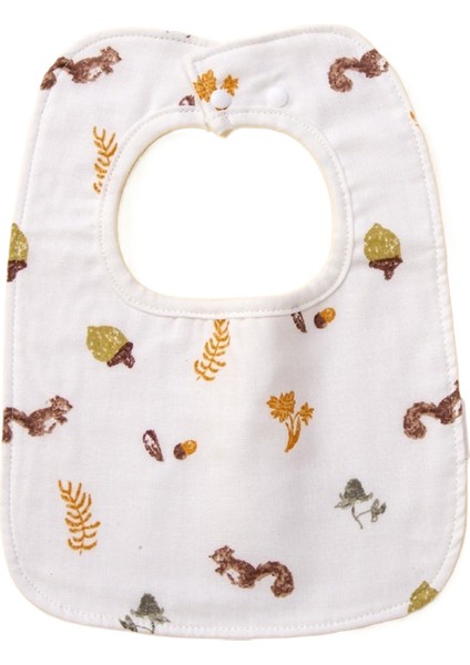 Bebek Önlükleri Salya Havlu U-Şekil Çocuk Yemek Önlükleri 100 Pamuk Sızıntı Önleyici Sıçrama Önleyici 7 Katlı Salya Havlu (Yurt Dışından)