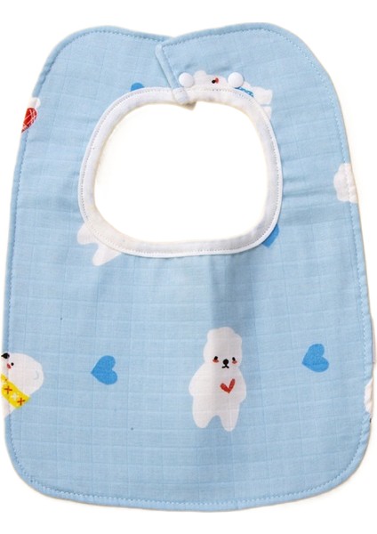 Bebek Önlükleri Salya Havlu U-Şekil Çocuk Yemek Önlükleri 100 Pamuk Sızıntı Önleyici Sıçrama Önleyici 7 Katlı Salya Havlu (Yurt Dışından)