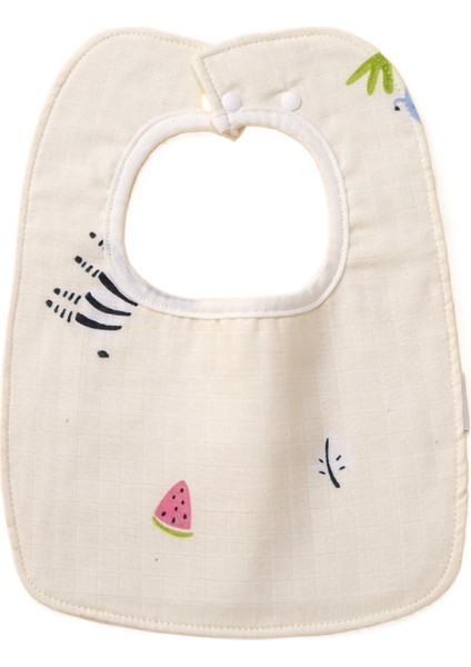 Bebek Önlükleri Salya Havlu U-Şekil Çocuk Yemek Önlükleri 100 Pamuk Sızıntı Önleyici Sıçrama Önleyici 7 Katlı Salya Havlu (Yurt Dışından)