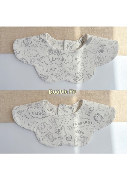 Pamuklu Önlük Salya Havlu Peplum Çift Taraflı Salya Cepli Önlükler (Yurt Dışından)