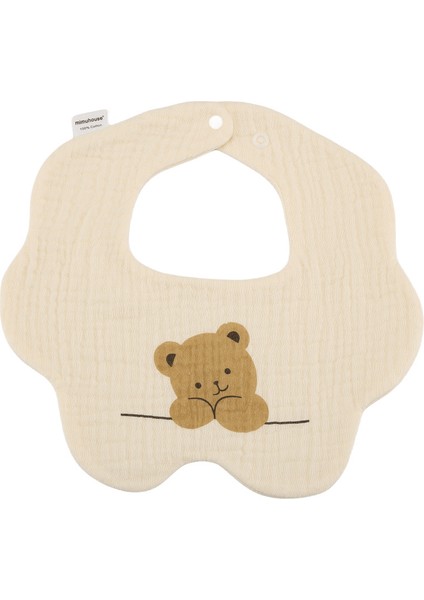 Petal Bib Drool Bib Drool Towela A Sınıfı Pamuk Altı Katlı Gazlı Bez Önlükler (Yurt Dışından)