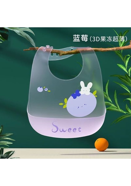 Önlük Silikon Pirinç Önlük Su Geçirmez Ultra Hafif ve Ultra Yumuşak Pirinç Önlük Tamamlayıcı Önlük Önlük Salya Havlusu (Yurt Dışından)