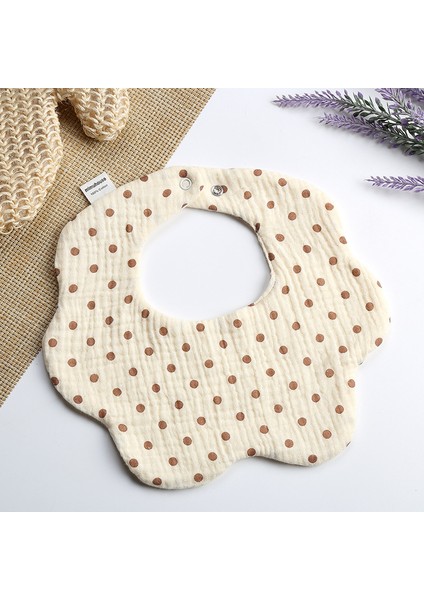 Petal Bib Drool Bib Drool Towela A Sınıfı Pamuk Altı Katlı Gazlı Bez Önlükler (Yurt Dışından)